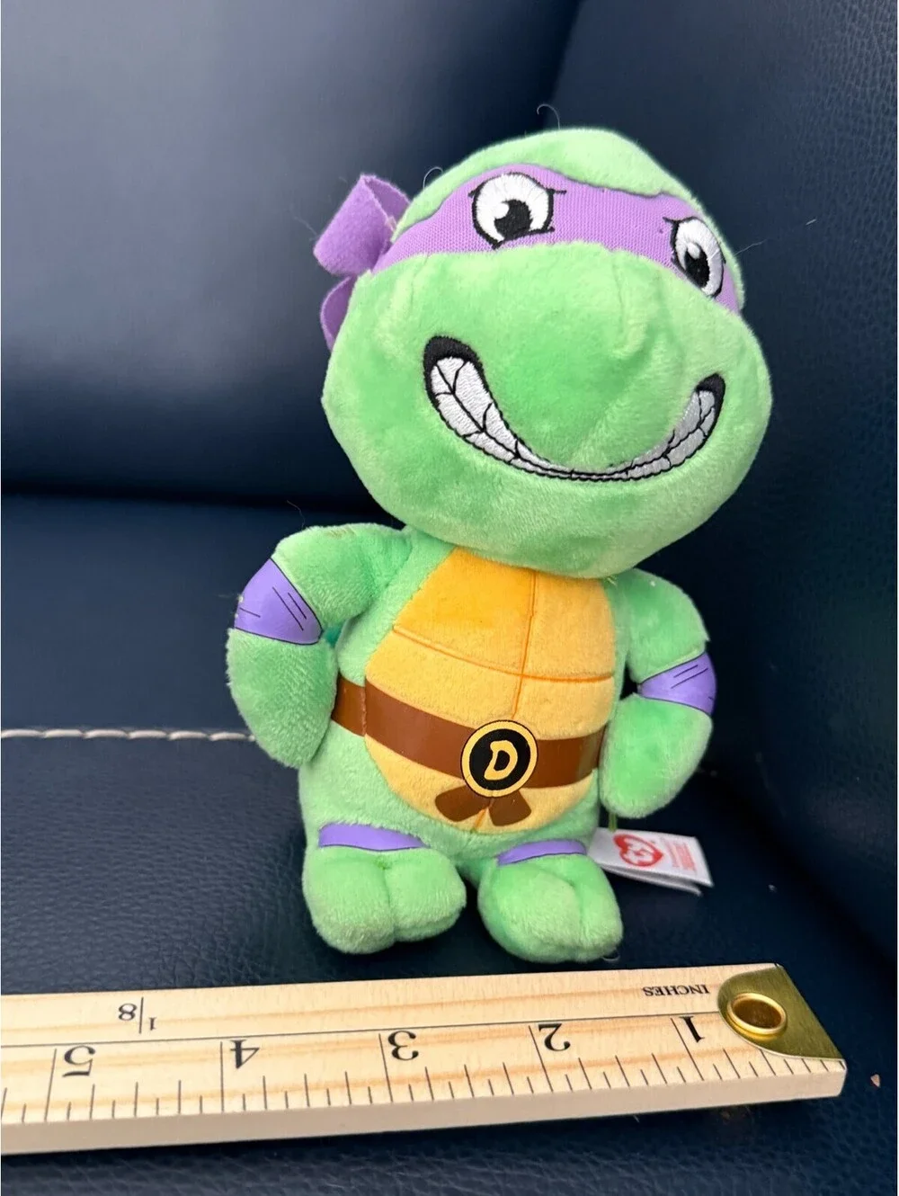 Ty Beanie Babies TMNT Plush Lot of 2 Raphael & Donatello Ninja Turtles 2017 6in